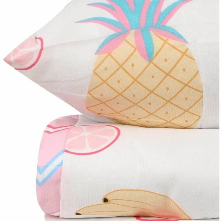 Dynebetr�k s�t Hvid Seng 200 3 Dele #4