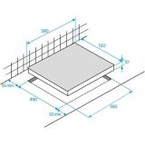 Plade i glaskeramik BEKO HIC63402T 60 cm 58 cm 5700 W #13