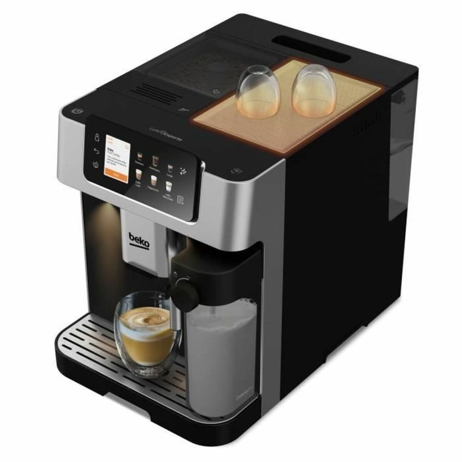 Superautomatisk kaffemaskine BEKO CEG7348X Sort Gr Slvfarvet #2