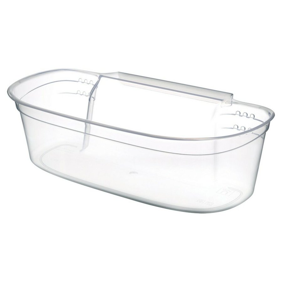Skraldespand Gondol_G-550 Gennemsigtig Hvid Plastik #1