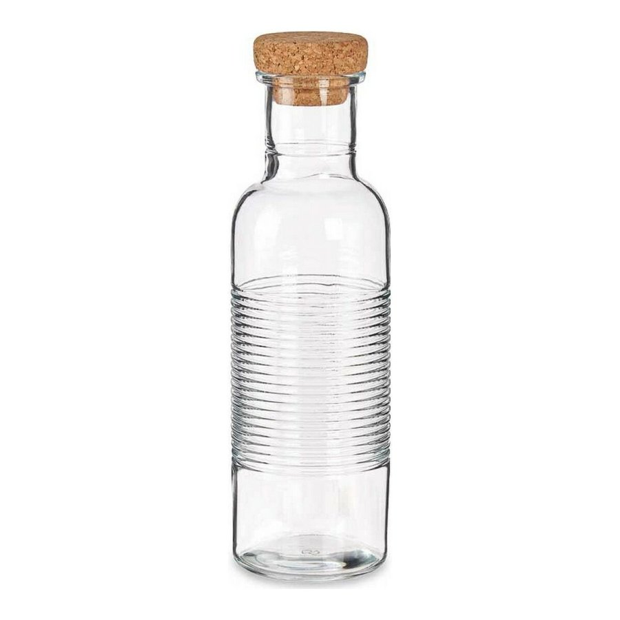 Flaske Pasabahce Hoop Gennemsigtig Natur Kork Glas 1,07 L #1