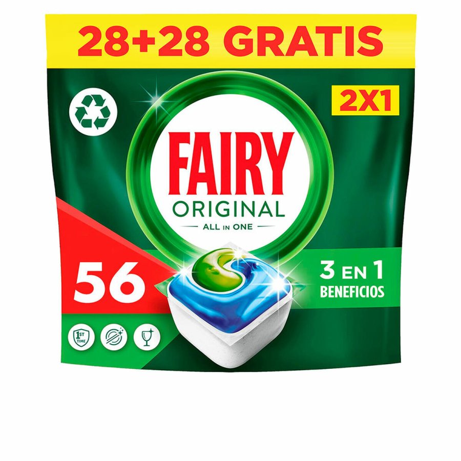 Opvaskemaskine tabletter Fairy TODO EN 1 LIMON 56 enheder #1