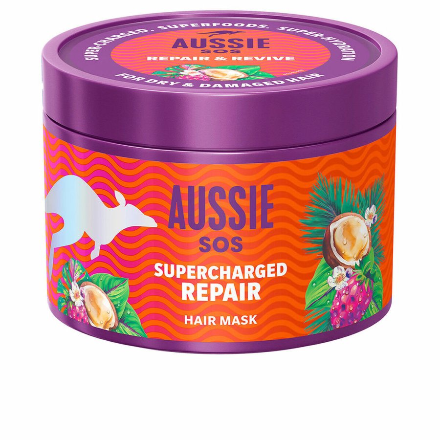 Hrmaske Aussie SOS SUPERCHARGED REPAIR 500 ml #1