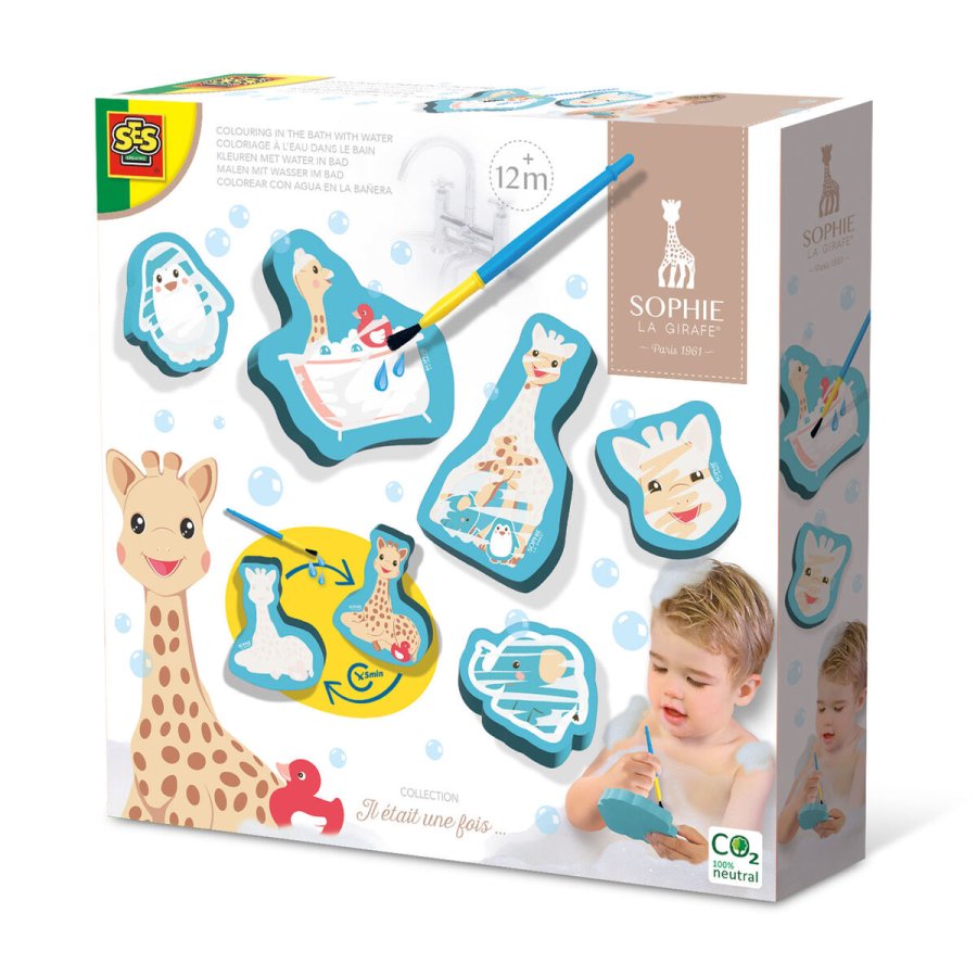 Spil til Badevrelset SES Creative Sophie La Girafe Akvarelmaling #1