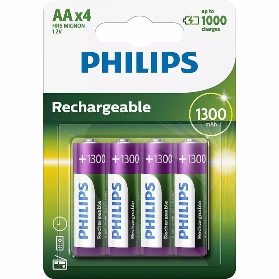 Batterier Philips R6B4A130/10 1,2 V #2