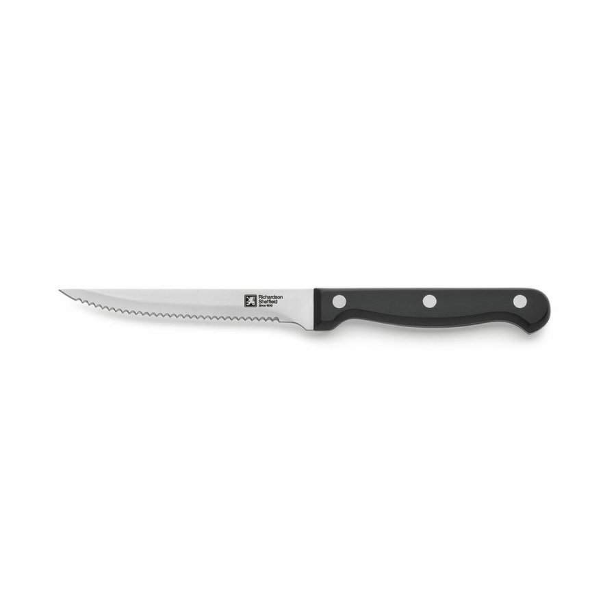 Kniv til koteletter Richardson Sheffield Artisan Sort Metal 11,5 cm (Pack 6x) #1
