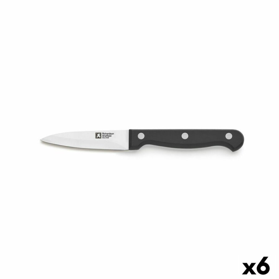 Skrllekniv Richardson Sheffield Artisan Sort Metal 9 cm (Pack 6x) #4