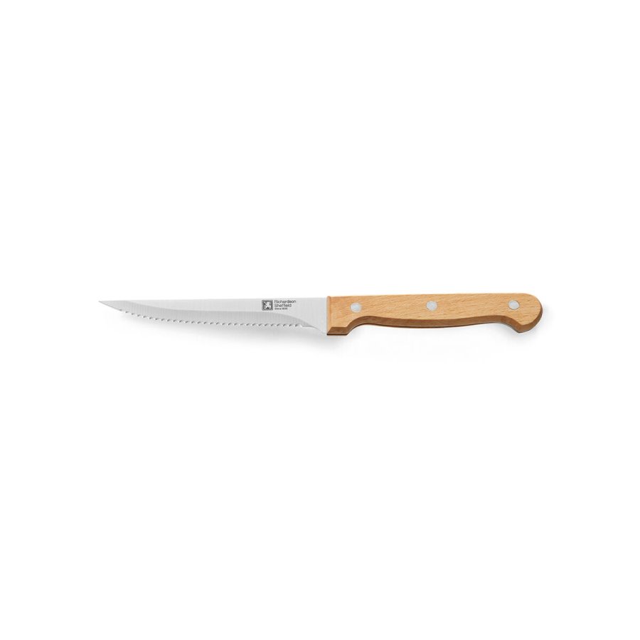 Kniv til koteletter Richardson Sheffield Artisan Sort Tr Metal Rustfrit stl 11 cm (6 enheder) #10