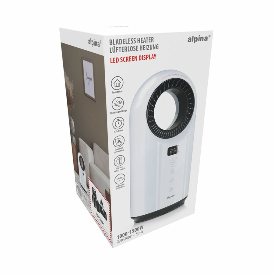 Brbar varmeblser Alpina 1000 - 1500 W #3