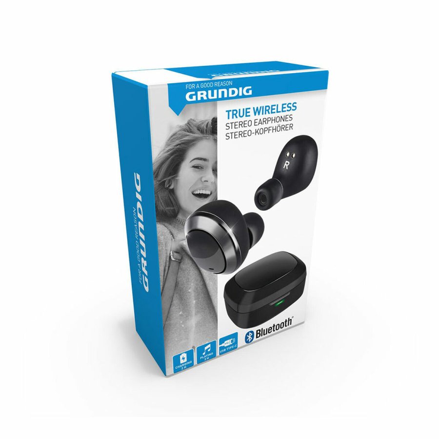 Bluetooth headset med mikrofon Grundig TWS Sort #3