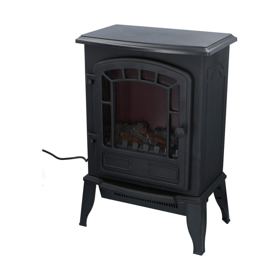 Elektrisk dekorationspejs til vggen Classic Fire Torino Sort 2000 W 56,5 x 24 x 38 cm #9