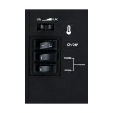 Elektrisk dekorationspejs til vggen Classic Fire Torino Sort 2000 W 56,5 x 24 x 38 cm #17