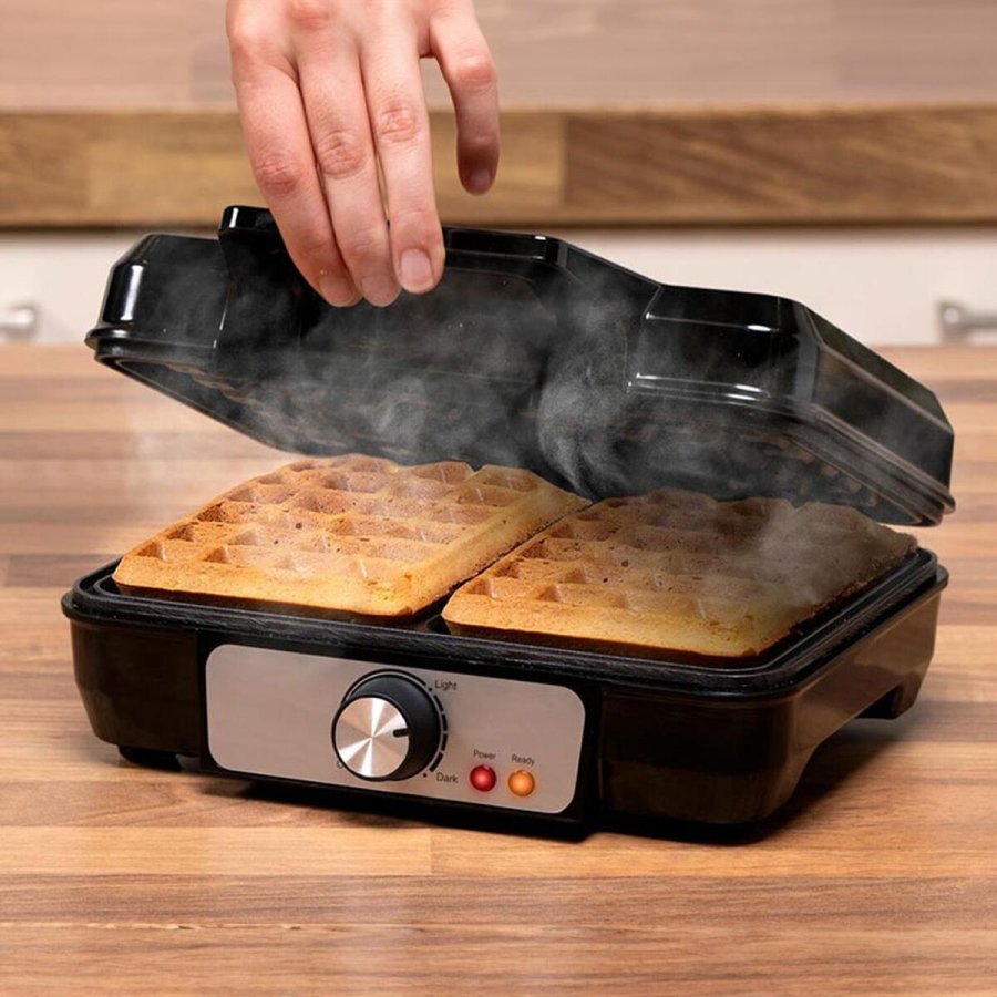 Vaffel Jern Alpina 1000 W Slvfarvet #6