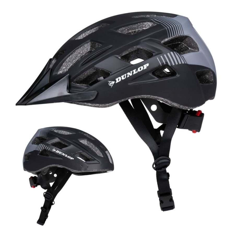 Cykelhjelm til voksne Dunlop M Sort LED Lys #1
