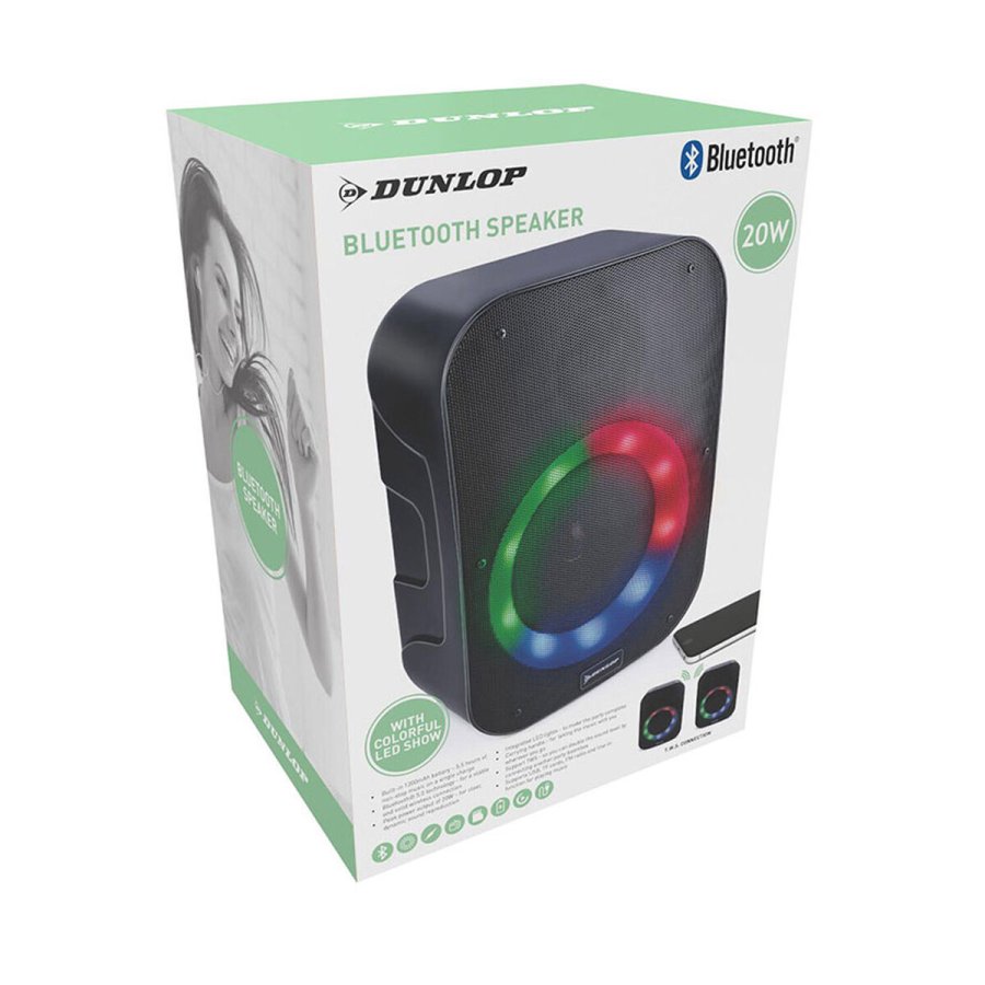 Bluetooth-hjttaler Dunlop TWS 20 W Sort #9