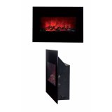 Elektrisk dekorationspejs til vggen Classic Fire Memphis Sort 1800 W 66 x 13 x 46 cm #5