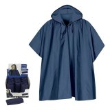 Regnfrakke Poncho Bl (Onesize) #1