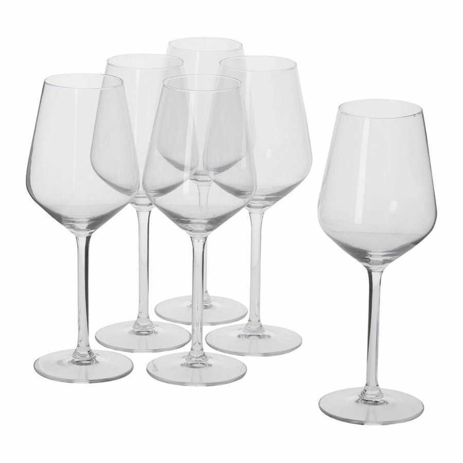 Set of wine glasses Alpina Gennemsigtig 370 ml (6 enheder) #2