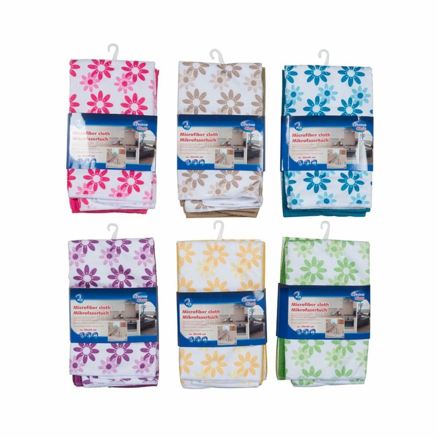 Mikrofiber rengringsklud Lifetime Multifarvet 30 x 45 cm #1