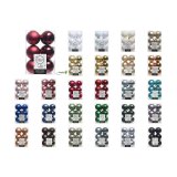 Julekugler Decoris Hvid Plastik 12 enheder #5