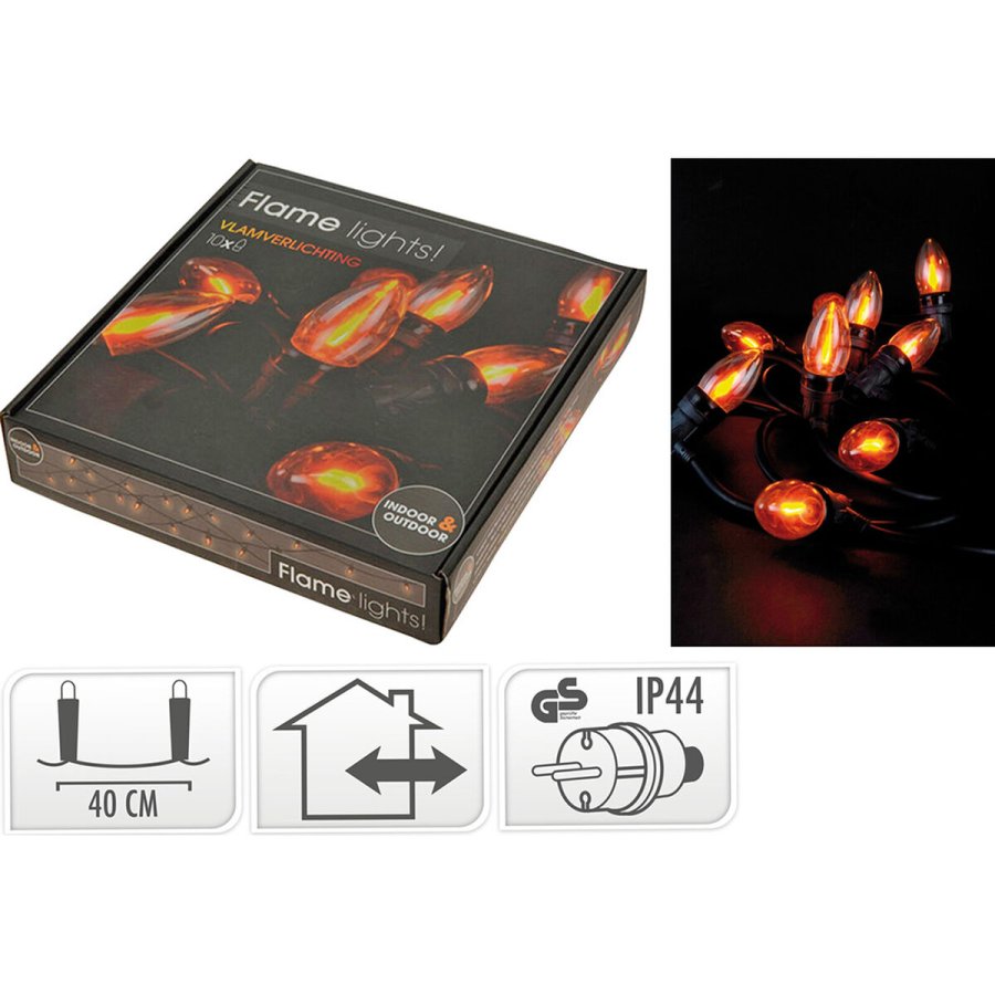 LED guirlande Lifetime 5,1 m 1,5 m Sort Flammeeffekt #5