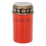 Stearinlys LED � 6,5 x 12 cm R�d #1