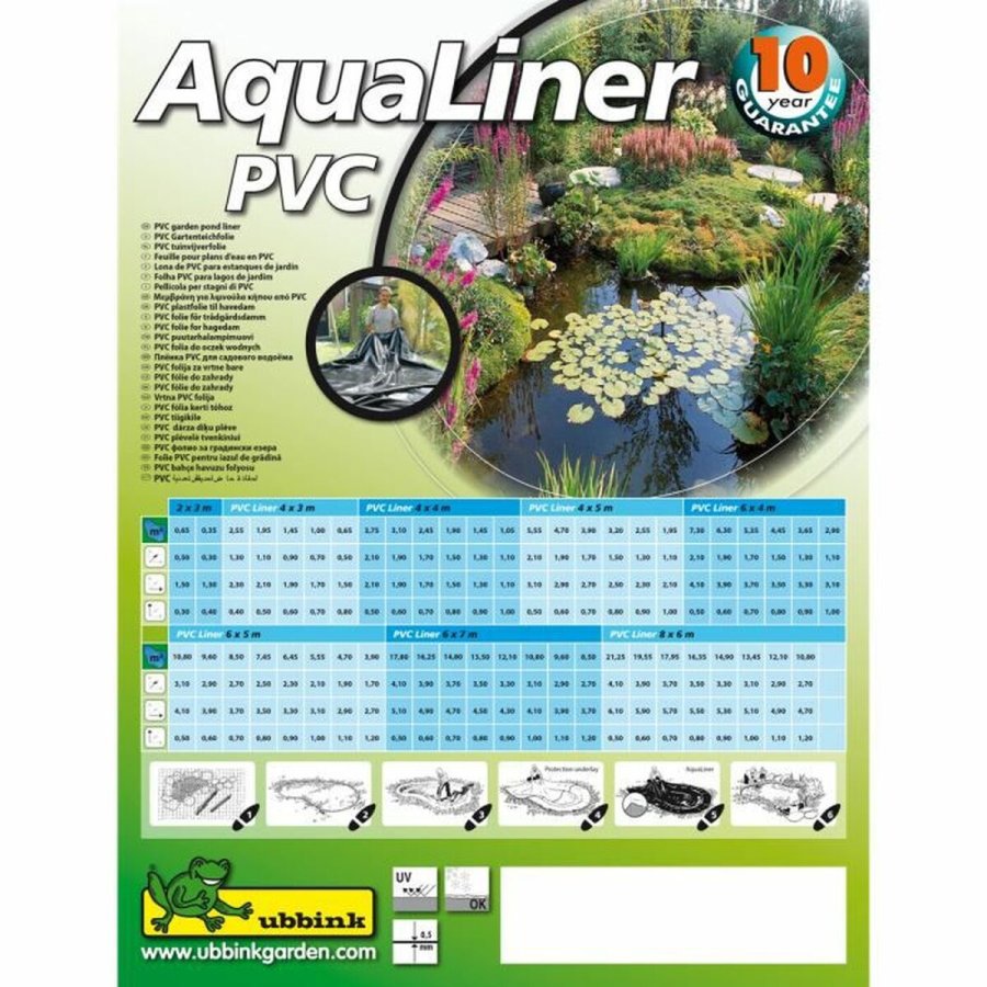 Pond Liner Ubbink AquaLiner PVC 0,5 mm 2 x 3 m #7