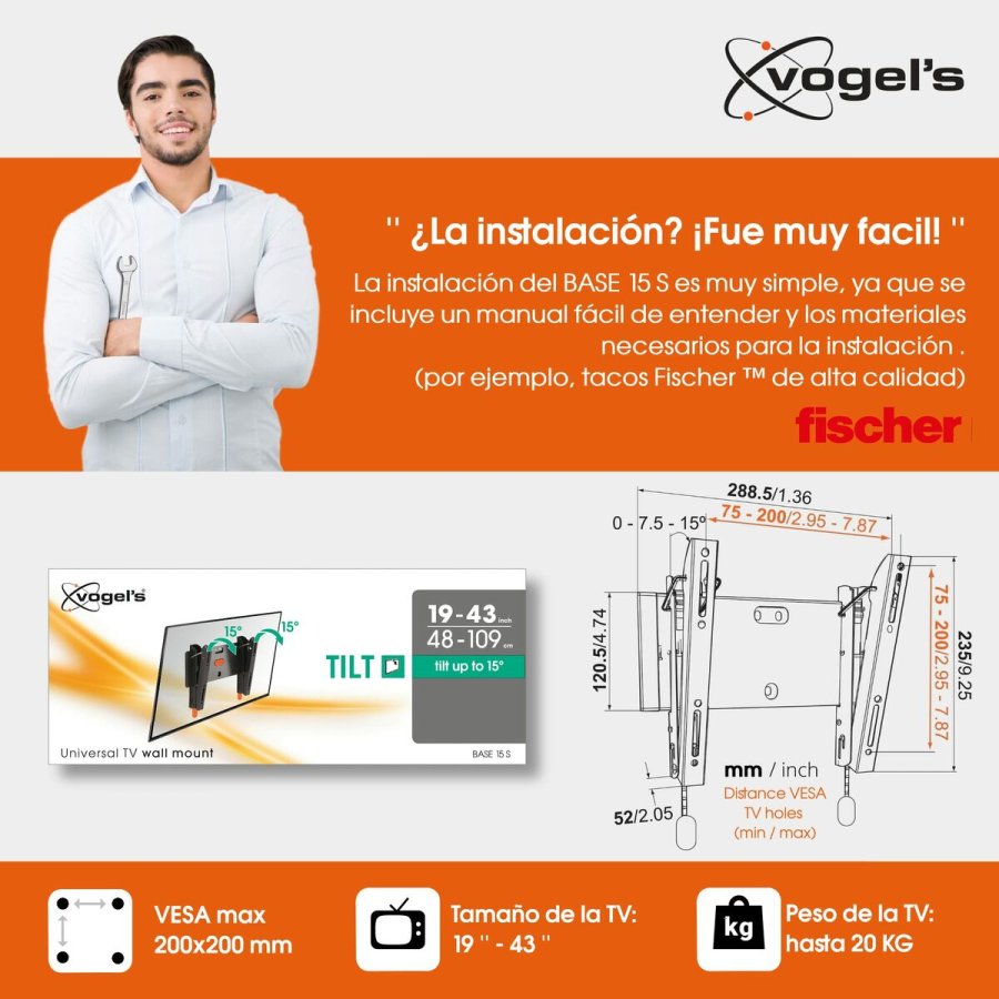 TV-holder Vogel's BASE15S #5