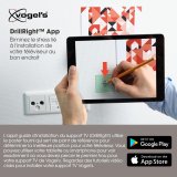 TV-vgbeslag med arm Vogel's TVM5445   NEGRO 32