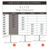 TV-vgbeslag med arm Vogel's TVM5445   NEGRO 32