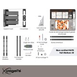 TV-vgbeslag med arm Vogel's TVM5445   NEGRO 32