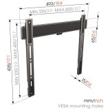 TV-holder Vogel's TVM5405 NEGRO 32