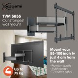 TV-holder Vogel's TVM5855 NEGRO 55