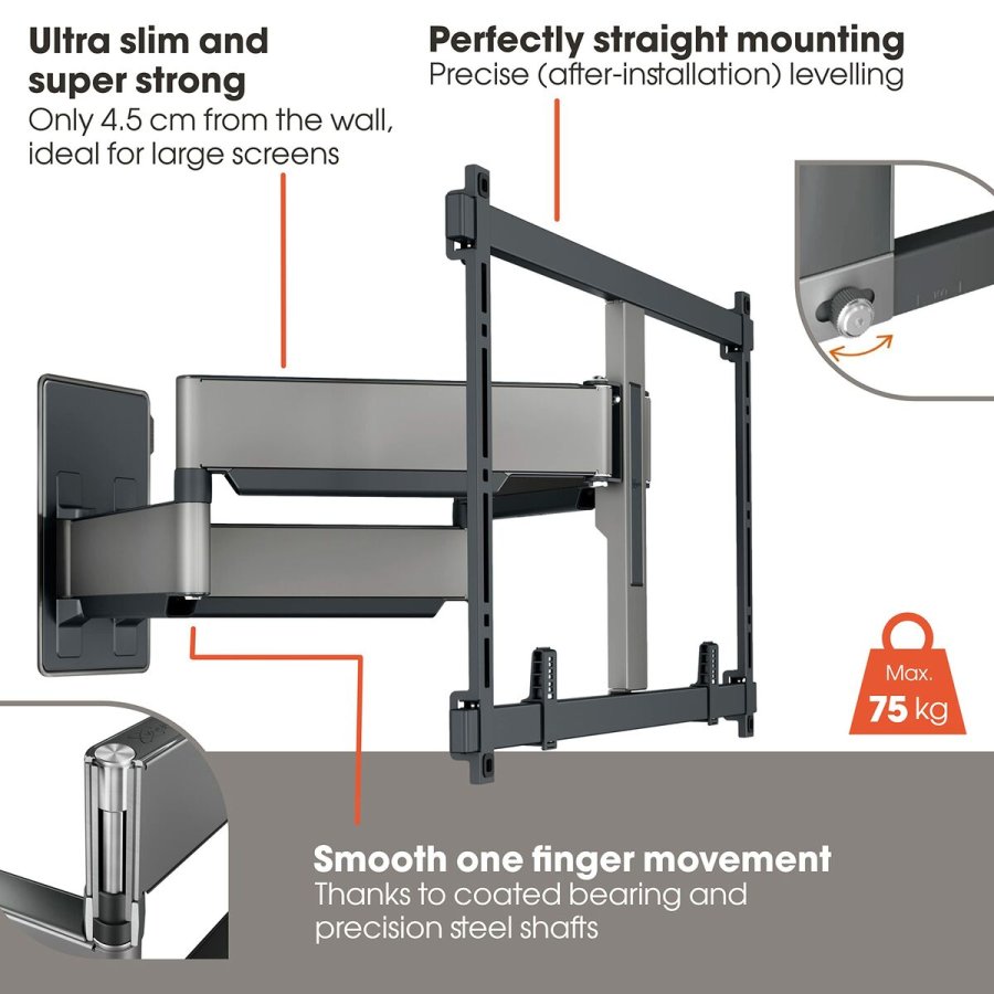 TV-holder Vogel's TVM5855 NEGRO 55