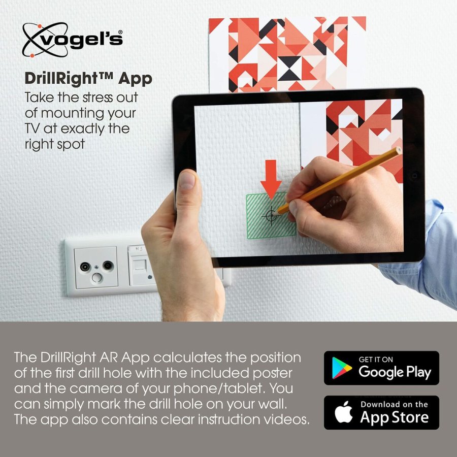 TV-holder Vogel's TVM5855 NEGRO 55