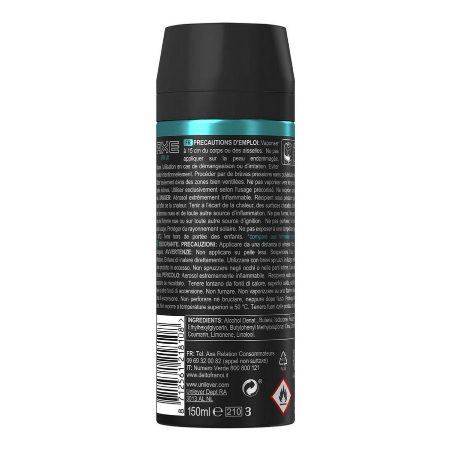 Spray Deodorant Axe Apollo 150 ml #2