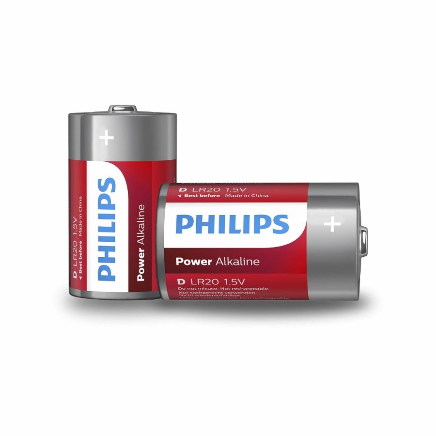 Alkalinebatterier Philips Batera LR20P2B/10 1,5 V #1