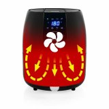 Varmluftsfrituregryde Princess 01.182025.01.001 Sort 4,5 L 1500 W #4