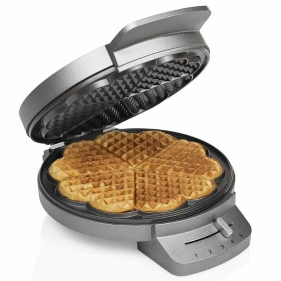 Vaffel Jern Princess Princess 132380 Sort Slvfarvet Stl 1200 W #2