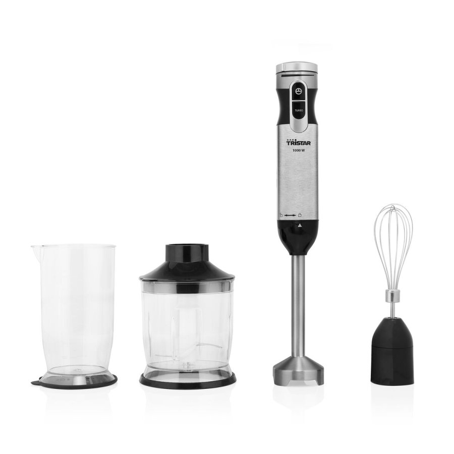Hndblender Tristar MX4829 Sort Slvfarvet 1000 W #1