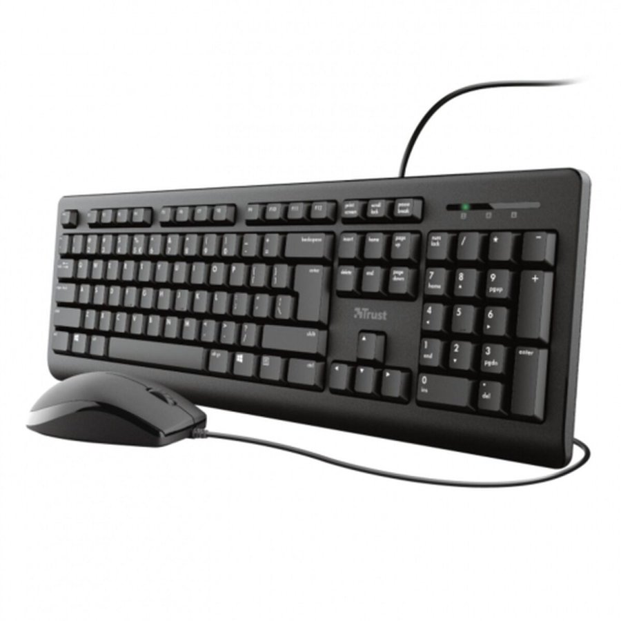 Tastatur og mus Trust 23972 PRIMO Sort #1