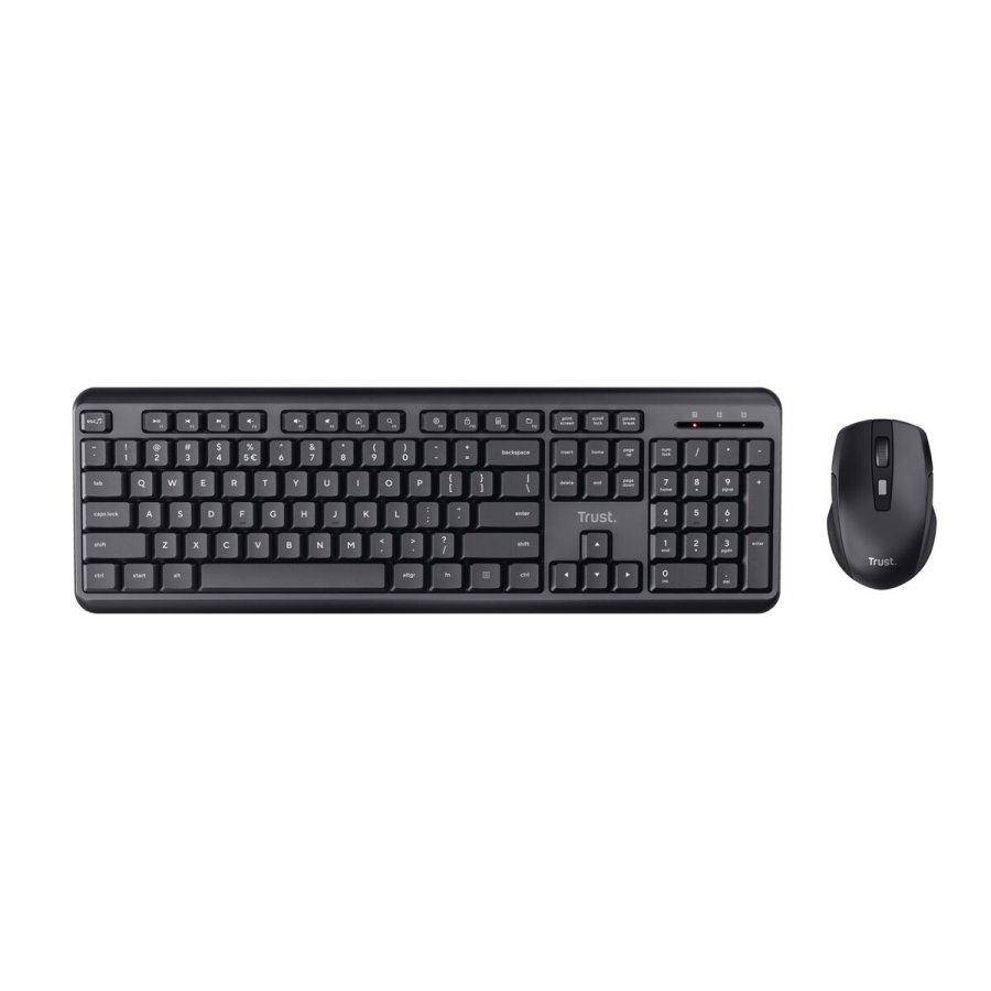 Tastatur og tr�dl�s mus Trust TKM-350 Sort QWERTY #6