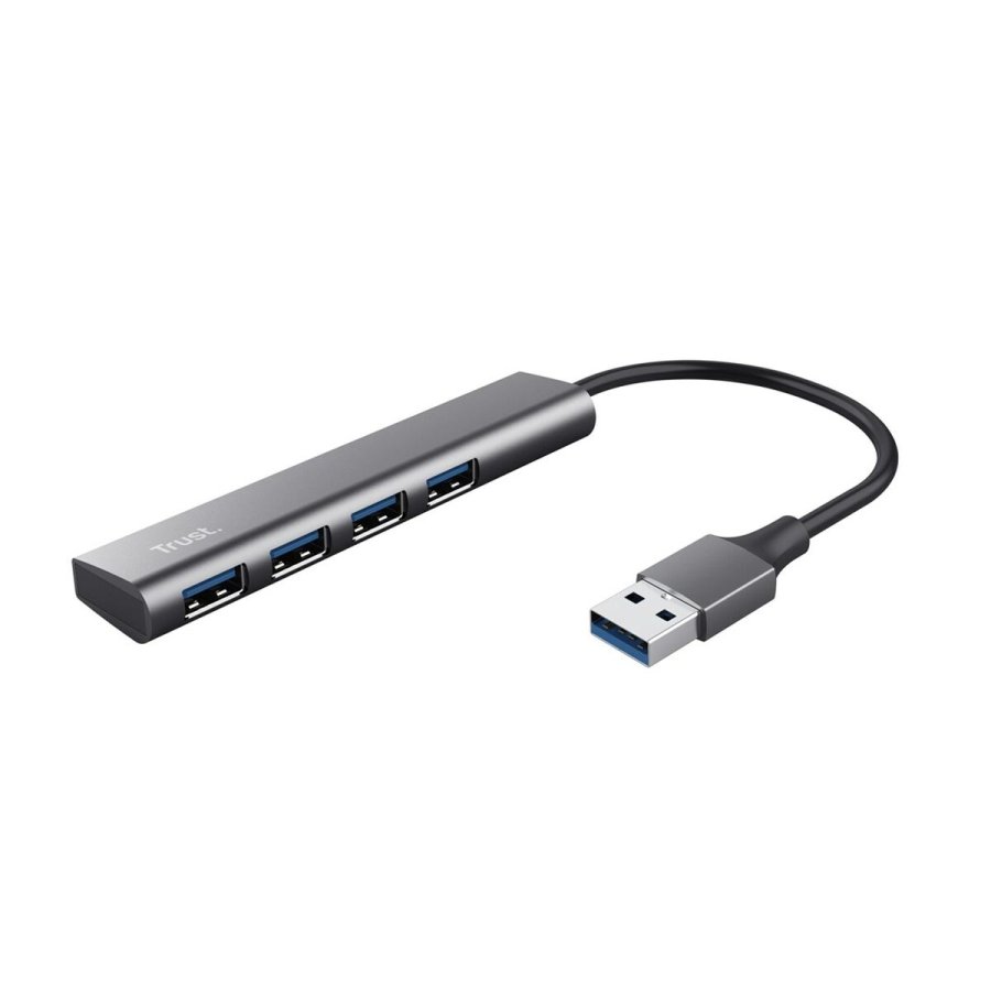 USB Hub Trust 24947 Gr Sort/Gr (1 enheder) #2