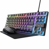 Gaming-tastatur og -mus Trust 25227 Spansk qwerty #1