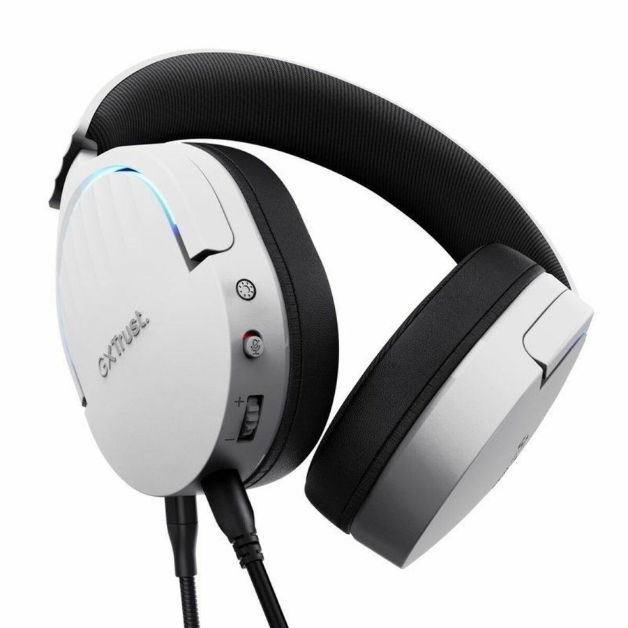 Gaming headset med mikrofon Trust GXT 490 Hvid Sort Multifarvet Sort/Hvid #3