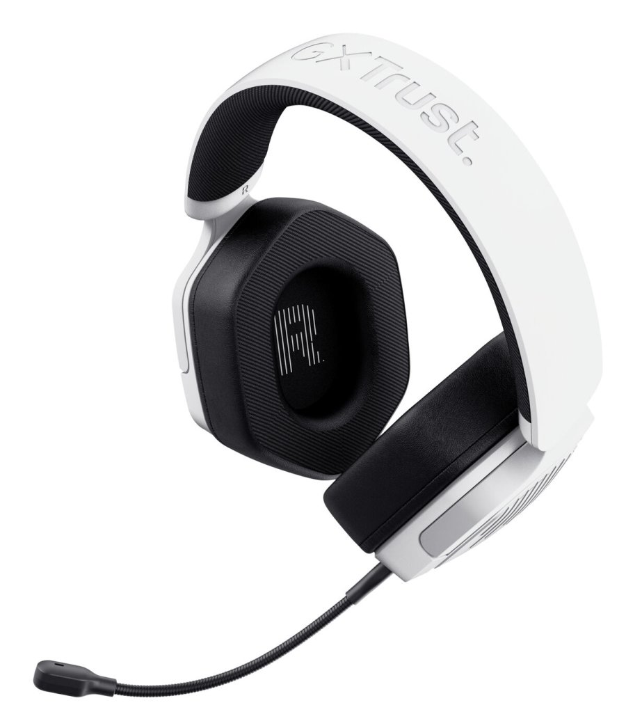 Gaming headset med mikrofon Trust GXT492W Carus Hvid #4