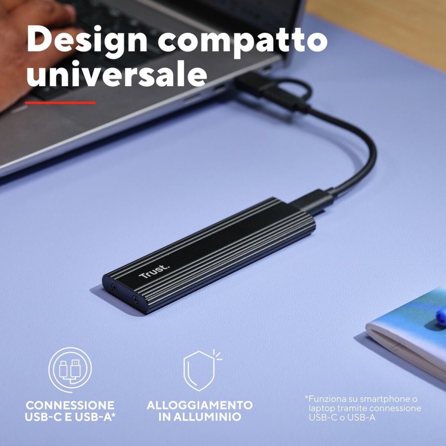 Ekstern Boks Trust 25806 Sort #5