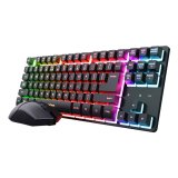 Tastatur og mus Trust 25984 GXT832 Sort Spansk qwerty #1