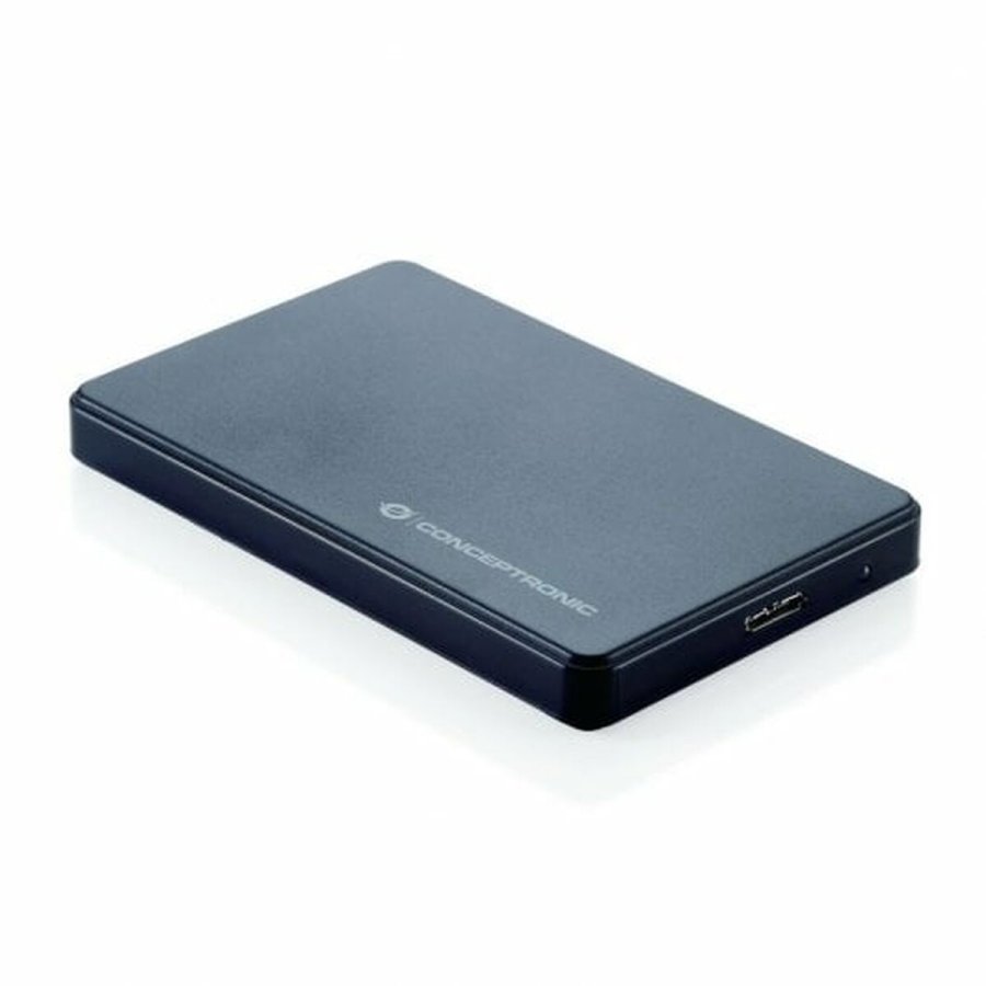 Lomme til harddisk Conceptronic 130000903501 Sort 2,5