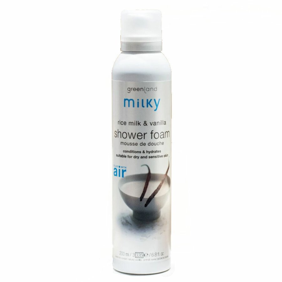 Bodylotion Greenland Shower Mousse Rice MIlk (200 ml) #1